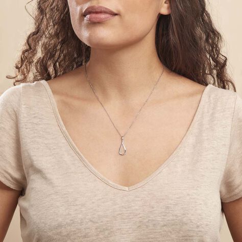 Collier Sila Argent Blanc - Colliers fantaisie Femme | Histoire d’Or