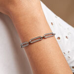 Bracelet Trait D'union Argent Blanc Oxyde De Zirconium - Bracelets Femme | Histoire d&rsquo;Or