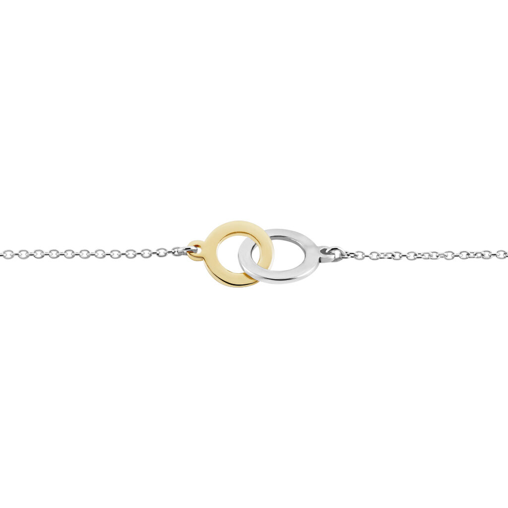 Bracelet Fethi Argent Bicolore - Bracelets Femme | Histoire d&rsquo;Or