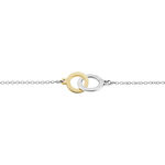 Bracelet Fethi Argent Bicolore - Bracelets Femme | Histoire d&rsquo;Or