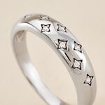 Bague Garrett Argent Blanc Oxyde De Zirconium - Bagues avec pierre Femme | Histoire d&rsquo;Or