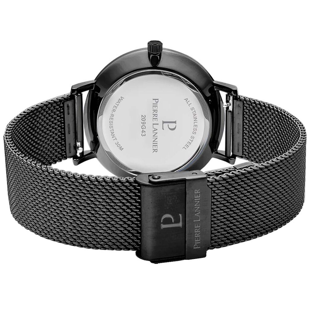Montre Pierre Lannier Inti Noir - Montres Homme | Histoire d&rsquo;Or