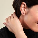 Boucles D'oreilles Puces Lavender Or Jaune Am&eacute;thyste - Clous d'oreilles Femme | Histoire d&rsquo;Or