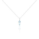 Collier Or Blanc Raquel Topaze - Colliers Femme | Histoire d&rsquo;Or