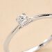 Bague Solitaire Aphrodite Or Blanc Diamant - Bagues solitaires Femme | Histoire d’Or