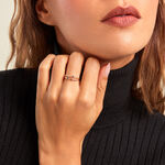 Bague Cha&icirc;ne Universe Or Jaune Am&eacute;thyste Topaze - Bagues solitaires Femme | Histoire d&rsquo;Or