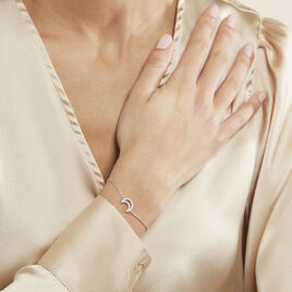 Bracelet Aisha Argent Blanc Oxyde De Zirconium - Bracelets fantaisie Femme | Histoire d’Or