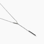 Collier Rachel Or Blanc Diamant - Colliers Femme | Histoire d&rsquo;Or