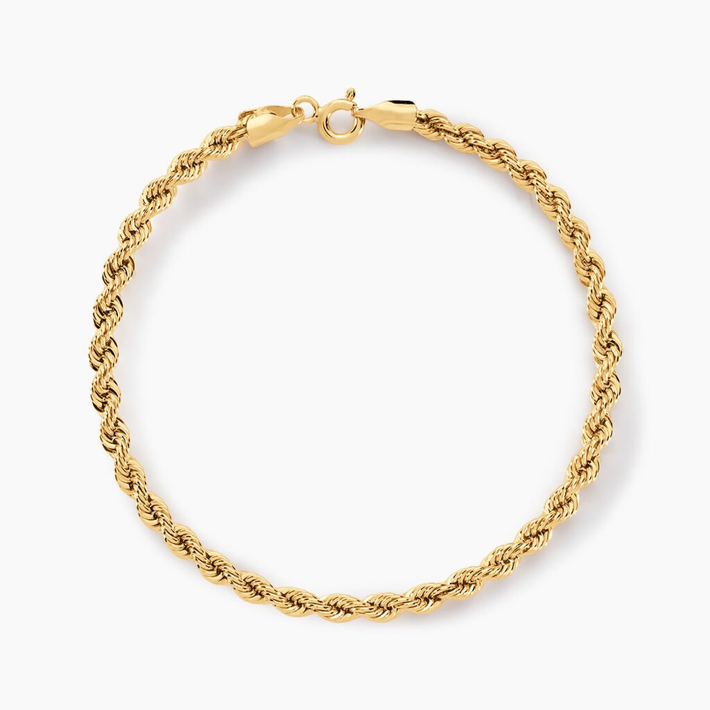Bracelet Or Jaune Jerry - Bracelets chaîne Femme | Histoire d’Or