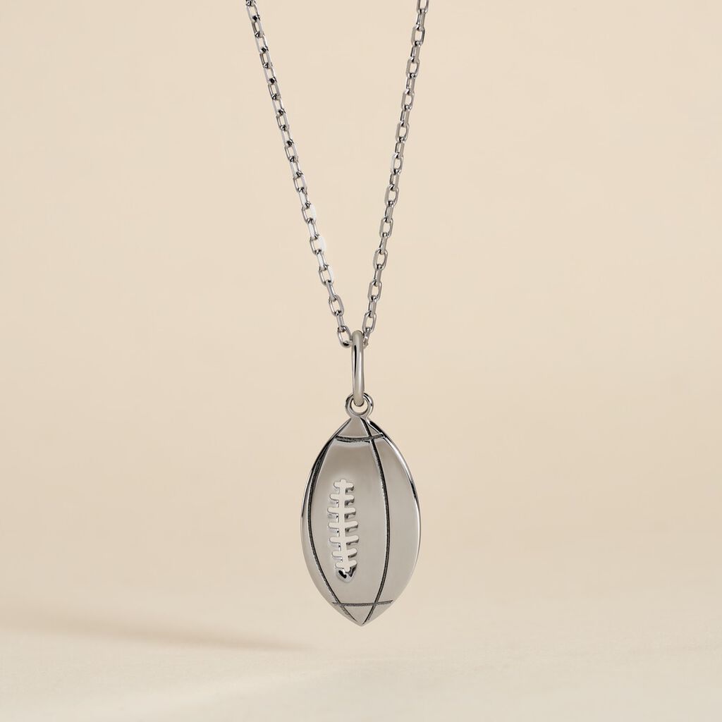 Pendentif Elrick Argent Blanc - Pendentifs Homme | Histoire d’Or