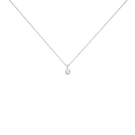 Collier Natalia Platine Blanc Diamant - Colliers Femme | Histoire d&rsquo;Or