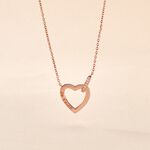 Collier Elanda Argent Rose Oxyde De Zirconium - Colliers fantaisie Femme | Histoire d&rsquo;Or