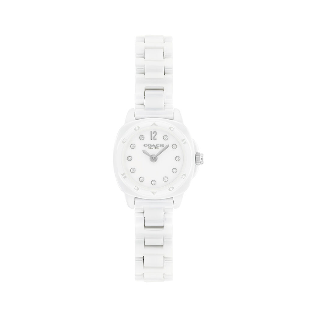 Montre Coach Kitt Blanc - Montres Femme | Histoire d&rsquo;Or