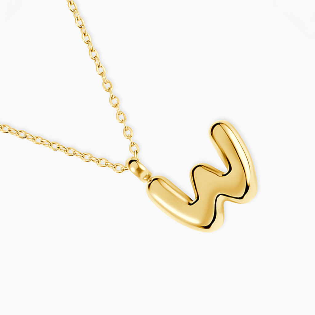 Collier Feliciane Acier Dor&eacute; - Colliers fantaisie Femme | Histoire d&rsquo;Or