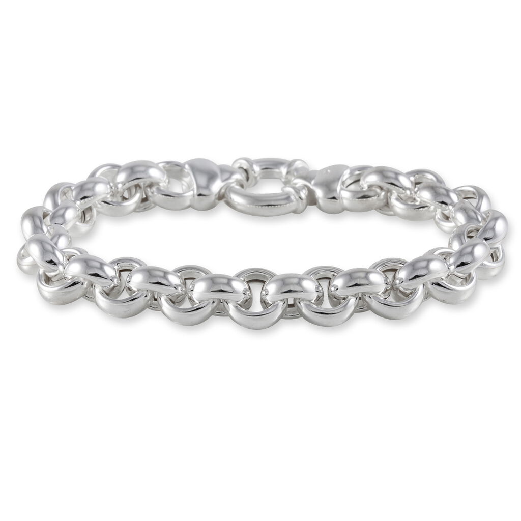 Bracelet Carola Maille Jaseron Argent Blanc - Bracelets chaîne Femme | Histoire d’Or