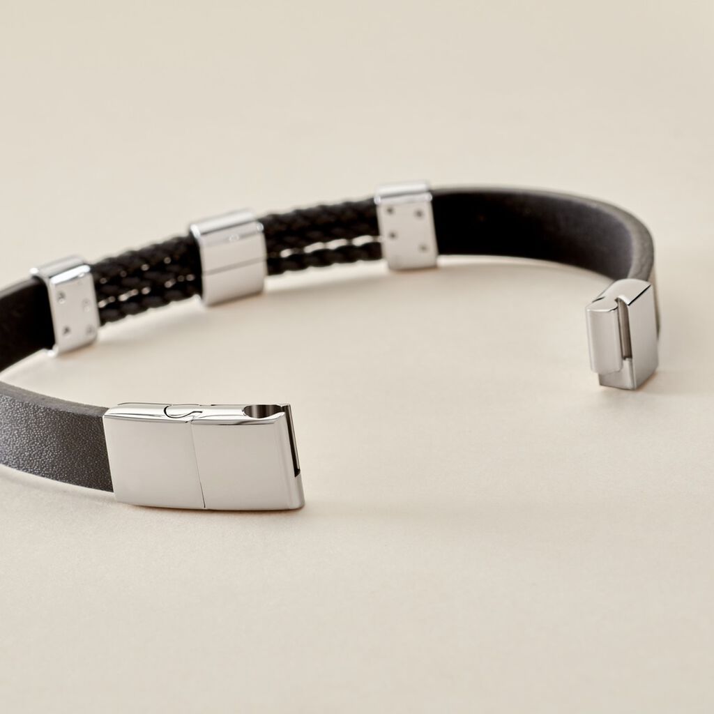 Bracelet Charlieu Acier Blanc - Bracelets Homme | Histoire d’Or