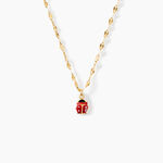 Collier Deena Argent Dor&eacute; A L'Or 750/1000 - Bijoux sans pierre Enfant | Histoire d&rsquo;Or