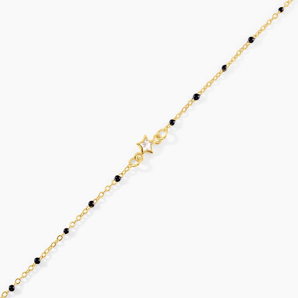Bracelet Bubble Argent Jaune Oxyde De Zirconium - Bracelets Enfant | Histoire d’Or