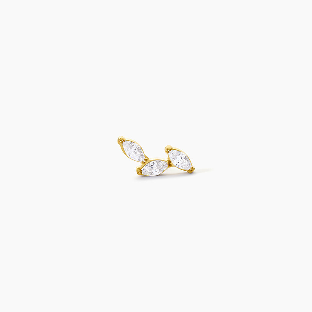 Piercing Stilla Titane Jaune Oxyde De Zirconium - Piercings d'oreilles Femme | Histoire d&rsquo;Or