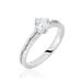 Bague Solitaire Argent Blanc Candi Oxyde De Zirconium - Bagues solitaires Femme | Histoire d’Or