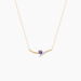 Collier Eva Or Jaune Amethyste Et Oxyde De Zirconium - Colliers Femme | Histoire d’Or