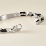 Bracelet Jourdan Acier Gris - Bracelets Homme | Histoire d&rsquo;Or