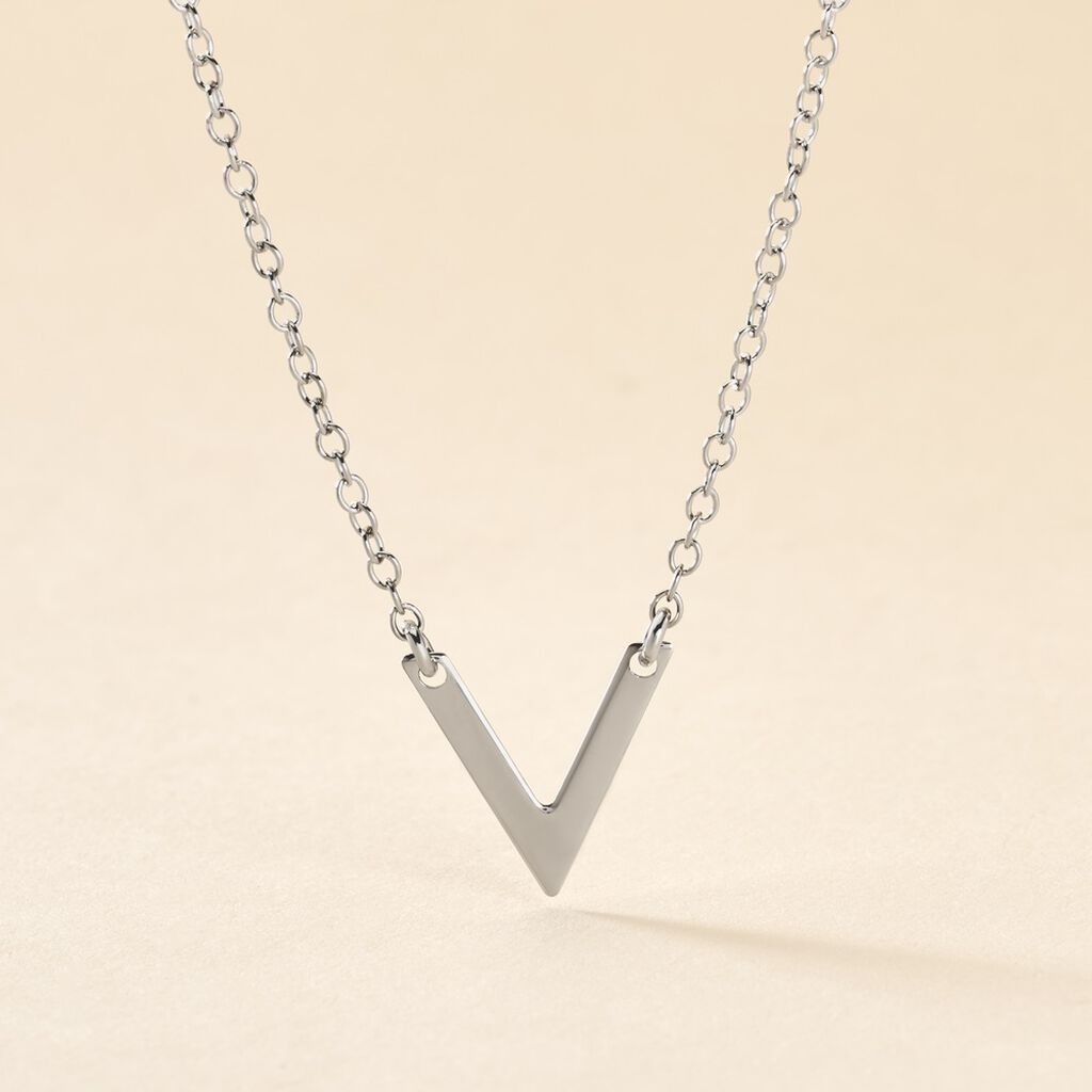 Collier Velda Argent Blanc - Colliers fantaisie Femme | Histoire d&rsquo;Or
