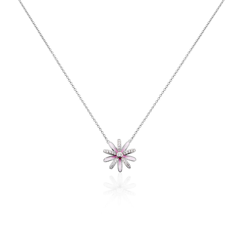 Collier Ambrose Argent Bicolore Oxyde De Zirconium - Colliers fantaisie Femme | Histoire d’Or