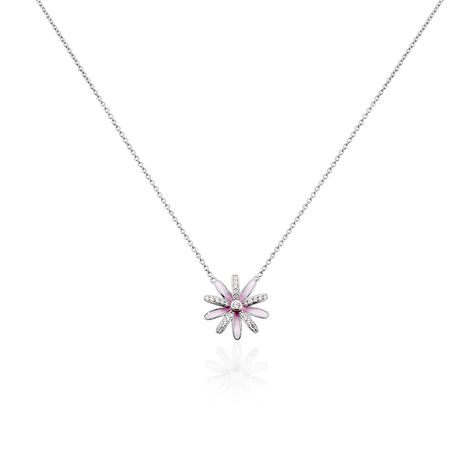 Collier Ambrose Argent Bicolore Oxyde De Zirconium - Colliers fantaisie Femme | Histoire d’Or