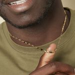 Collier Danae Plaquette Or Bicolore - Chaines Homme | Histoire d&rsquo;Or