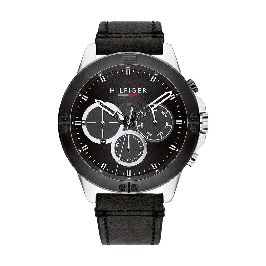 Montre Tommy Hilfiger Harley Noir - Montres Homme | Histoire d’Or