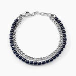 Bracelet Magalos Acier Blanc Onyx - Bracelets Homme | Histoire d&rsquo;Or