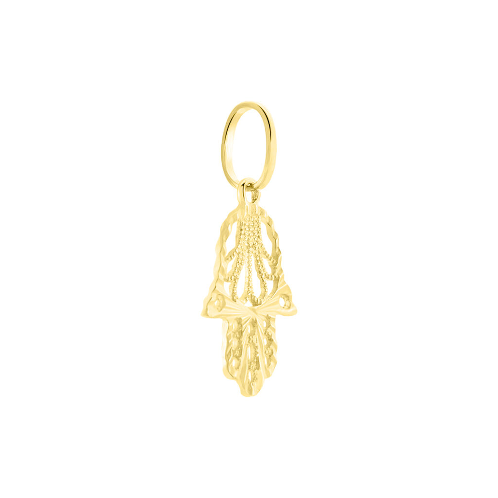 Pendentif Fatima Or Jaune - Pendentifs Famille | Histoire d’Or