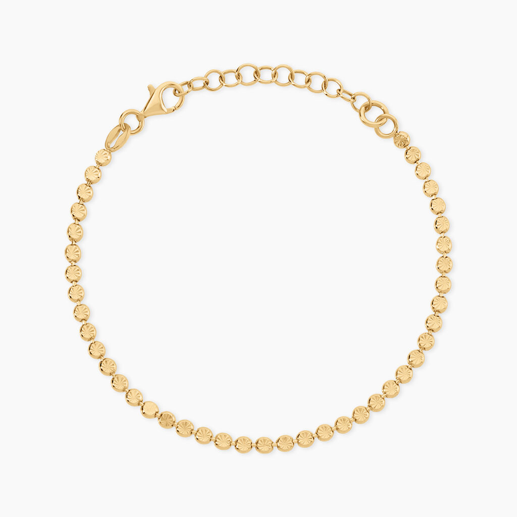 Bracelet Oceana Argent Dor&eacute; A L'Or 750/1000 - Bijoux sans pierre Femme | Histoire d&rsquo;Or