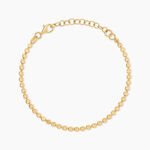 Bracelet Oceana Argent Dor&eacute; A L'Or 750/1000 - Bijoux sans pierre Femme | Histoire d&rsquo;Or