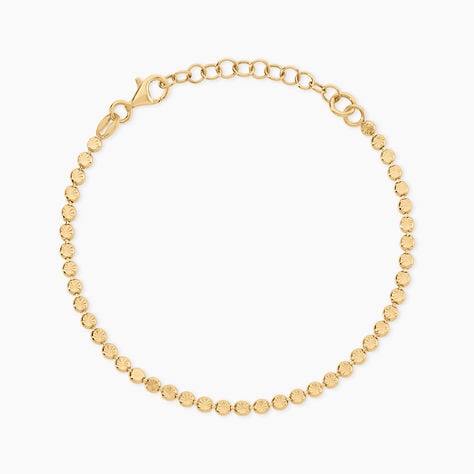 Bracelet Oceana Argent Dor&eacute; A L'Or 750/1000 - Bijoux sans pierre Femme | Histoire d&rsquo;Or