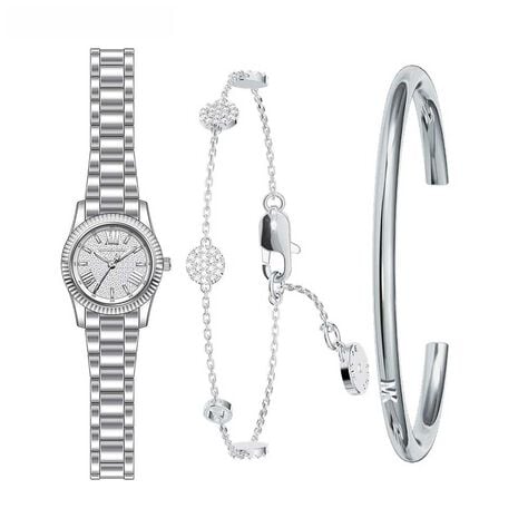 Coffret De Montre Michael Kors Micro Lexington Argent&eacute; - Montres Femme | Histoire d&rsquo;Or