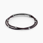 Bracelet Cuir De Vache Marron - Bracelets Cuir Homme | Histoire d&rsquo;Or