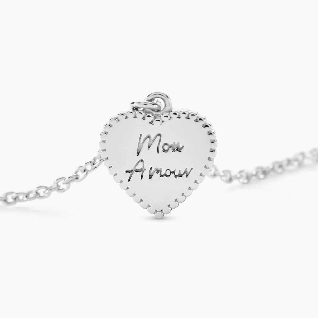 Collier Tiffen Argent Blanc - Colliers fantaisie Femme | Histoire d’Or