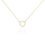 Collier Lim Or Jaune Oxyde De Zirconium - Colliers Femme | Histoire d&rsquo;Or