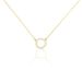Collier Lim Or Jaune Oxyde De Zirconium - Colliers Femme | Histoire d’Or
