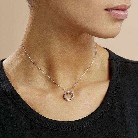 Collier Circus Argent Blanc Oxyde De Zirconium - Colliers fantaisie Femme | Histoire d’Or