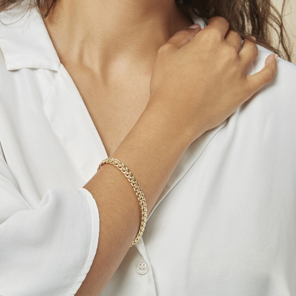 Bracelet Joline Maille Russe Or Jaune - Bracelets chaîne Femme | Histoire d’Or
