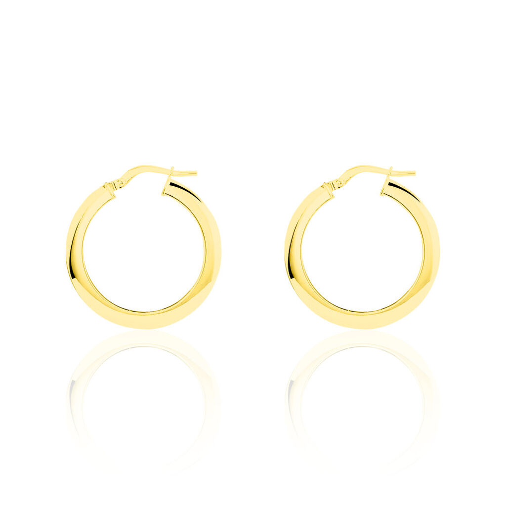 Créoles Suzana Or Jaune - Boucles d'oreilles créoles Femme | Histoire d’Or