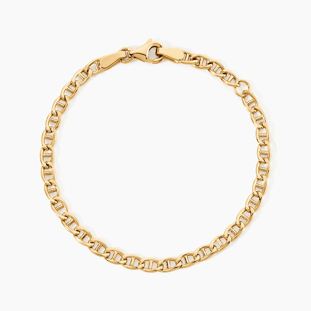 Bracelet Eunice Or Jaune Maille Marine - Bracelets Communion Enfant | Histoire d&rsquo;Or