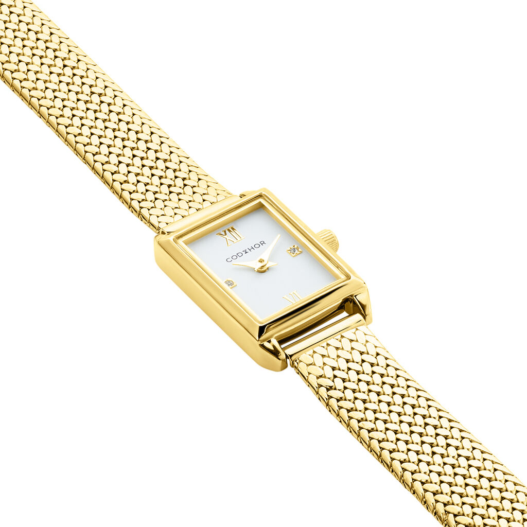 Montre Codhor Suzy Blanc - Montres Femme | Histoire d’Or