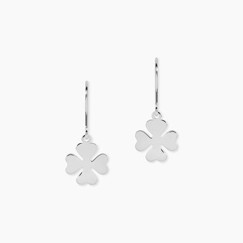 Boucles D'oreilles Pendantes Naomie Argent Blanc - Boucles d'oreilles fantaisie Femme | Histoire d&rsquo;Or