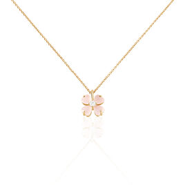 Collier Sendai Plaqué Or Jaune Oxyde De Zirconium - Colliers fantaisie Femme | Histoire d’Or
