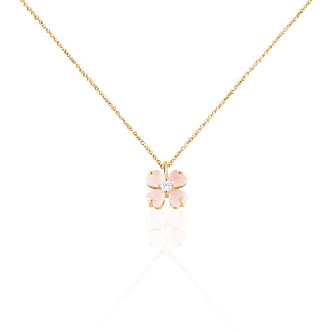Collier Sendai Plaqué Or Jaune Oxyde De Zirconium - Colliers fantaisie Femme | Histoire d’Or