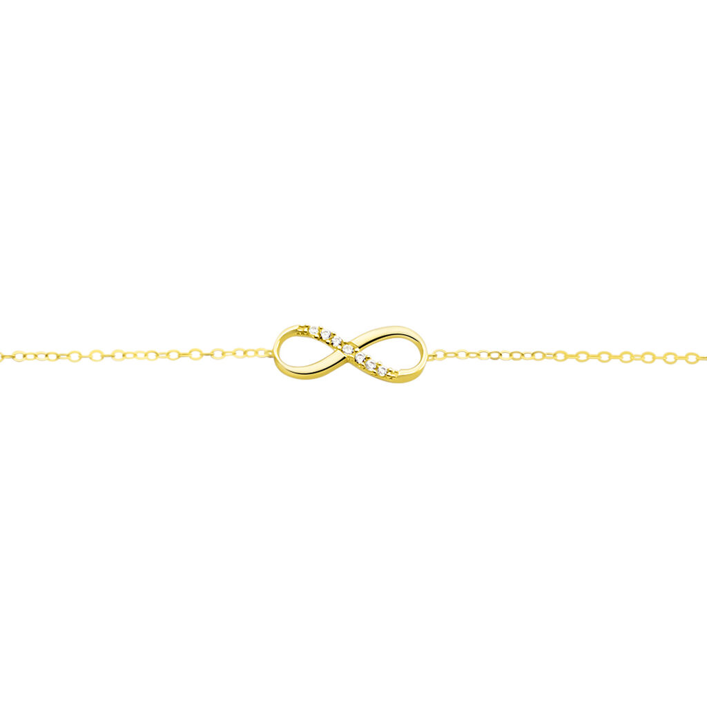 Bracelet Or Jaune Rosius Oxydes De Zirconium - Bracelets Femme | Histoire d’Or